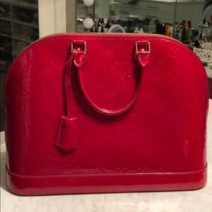 Red Leather Louis Vuitton